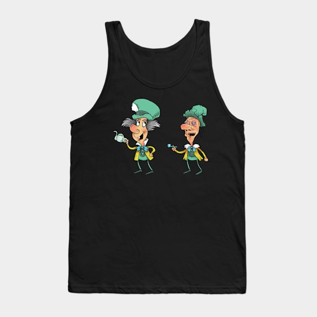 mad hatter on ice Tank Top by idrawcartoons